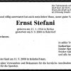 Stefani Ernst 1954-2000 Todesanzeige